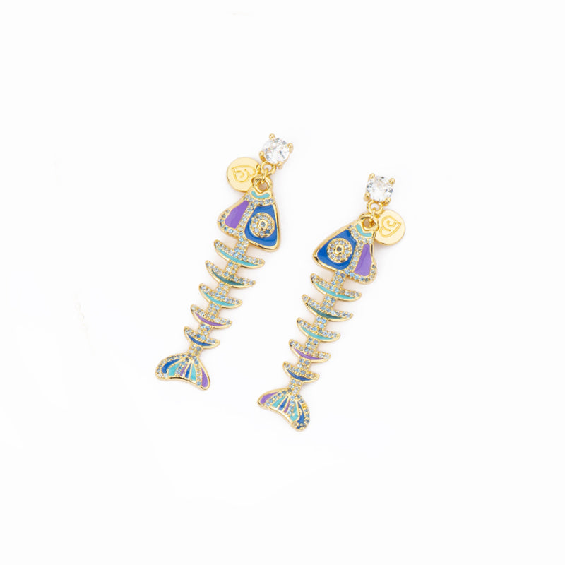 Orecchini Fishbone
