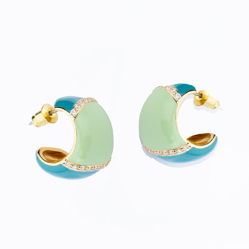 Orecchini Double Face Creola