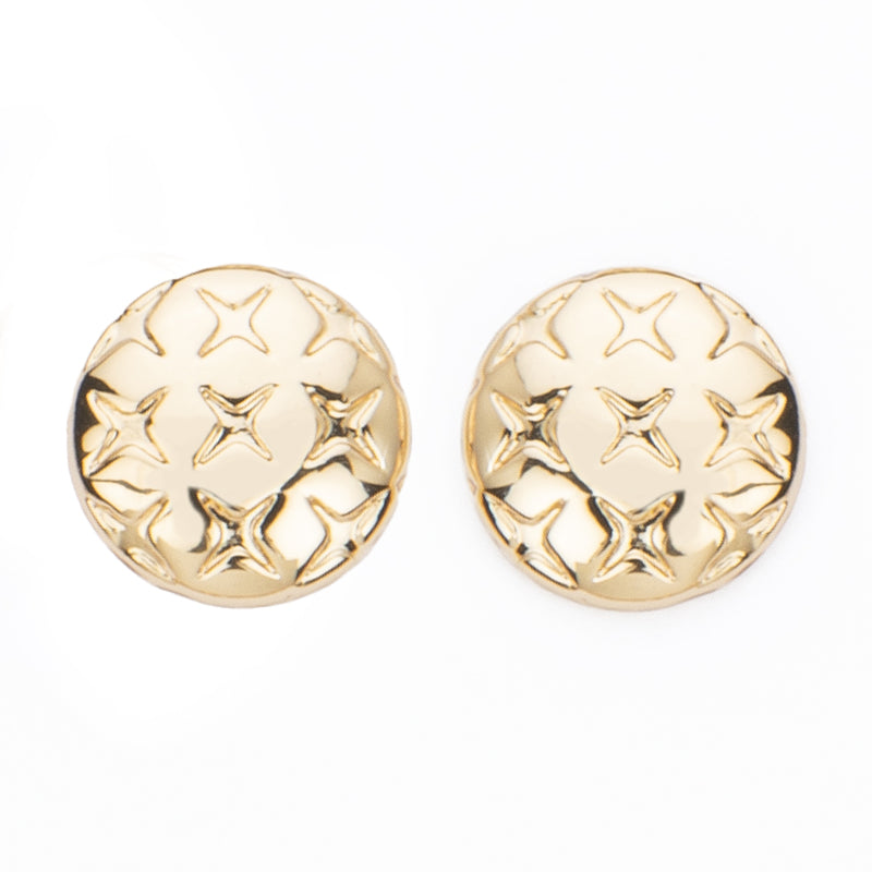 Orecchini Quilted Round