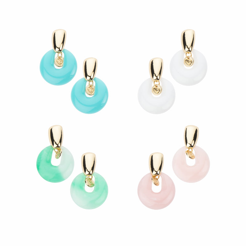 Set 4 Paia di Orecchini Rond
