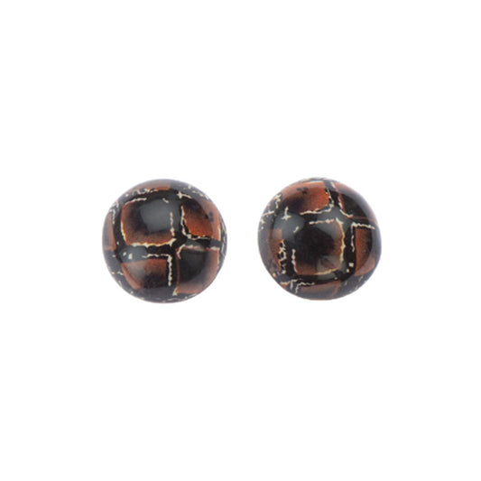 Orecchini Python Bottone