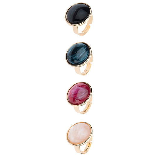Set Anelli Rond Glitter