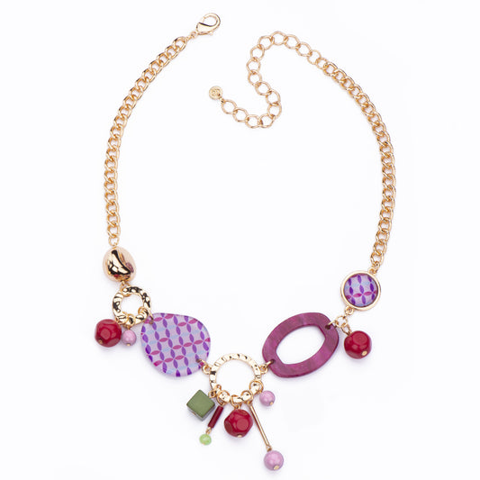Collana Seventy Fucsia