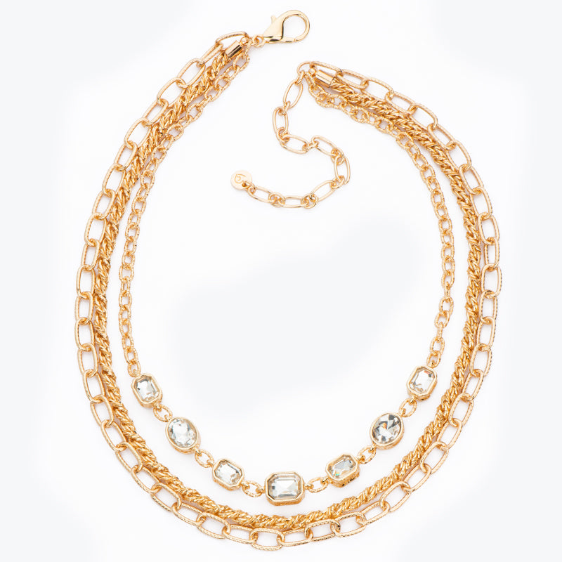 Collana Gold & Crystals
