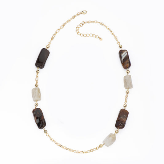 Collana Spiral Grain Lunga