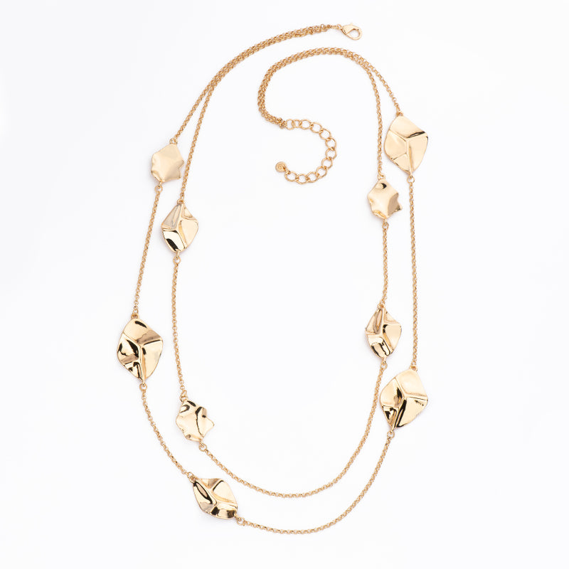 Collana Crumpled Lunga