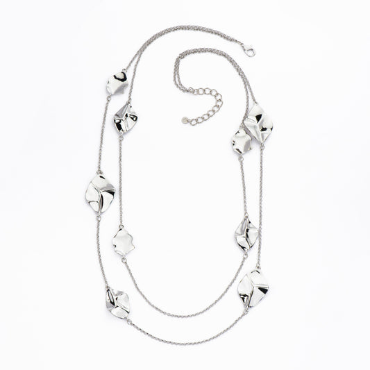 Collana Crumpled Lunga