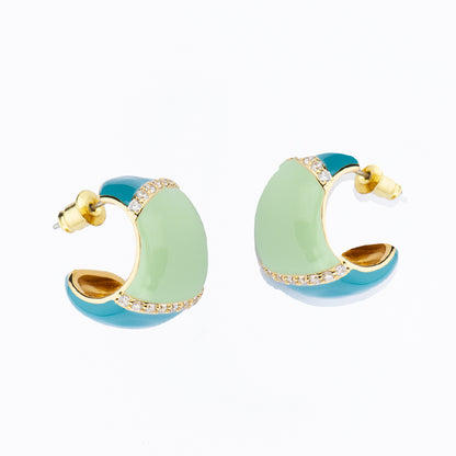 Orecchini Double Face Creola