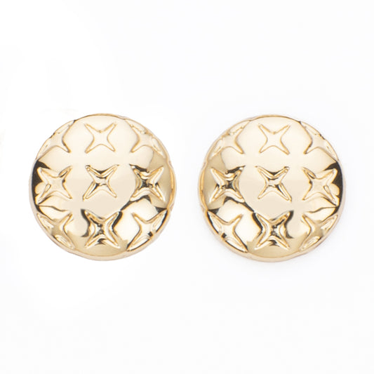 Orecchini Quilted Round