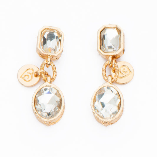 Orecchini Gold & Crystals